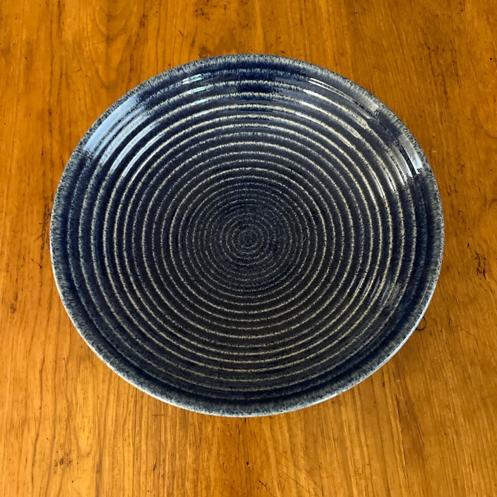 Denby Studio Blue Medium Ridged Bowl EUC